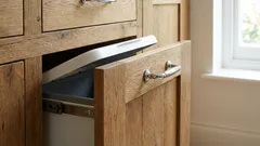 Kuinka piilottaa roskakori sisustukseen.